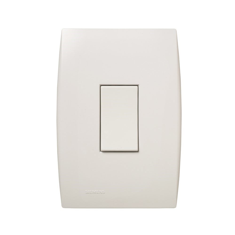 Conjunto Soprano Ilus 4X2 Branco com Placa 1 Simples Vertical 5TA99041