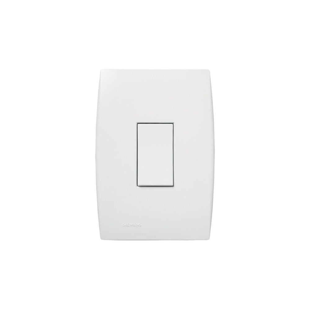 Conjunto Soprano Ilus 4X2 Branco com Placa 1 Paralelo Vertical 5TA99043 - imagem 1