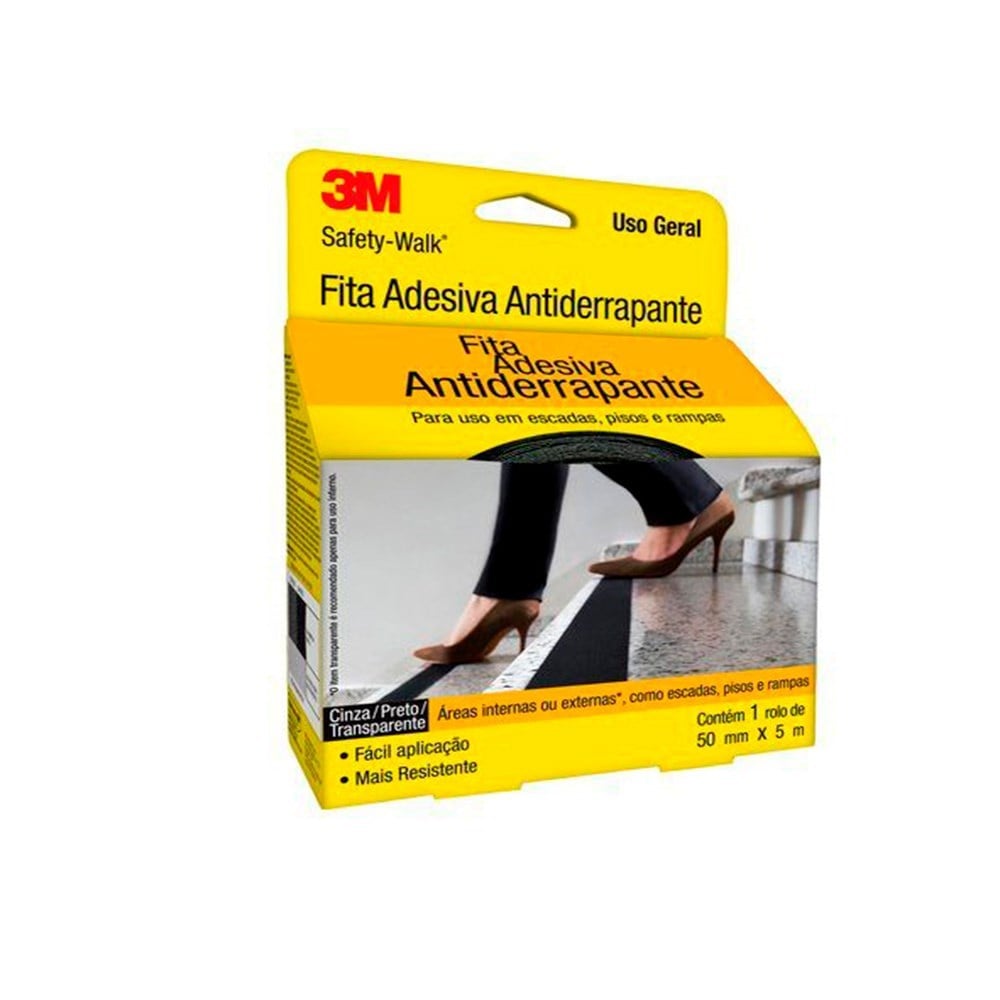 Fita Antiderrapante 3M Cinza 50x5m H0001912478