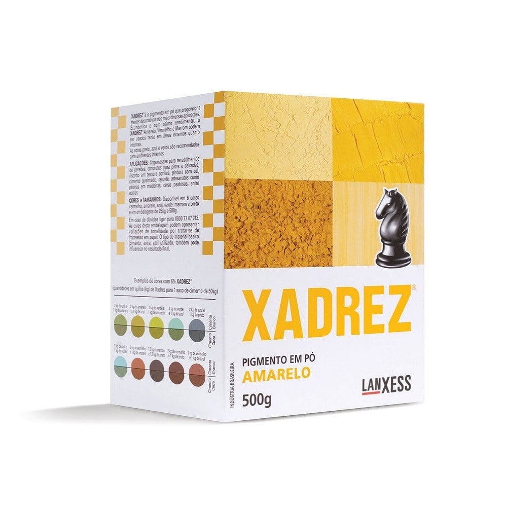 Pigmento Pó Xadrez Amarelo 500g 67610