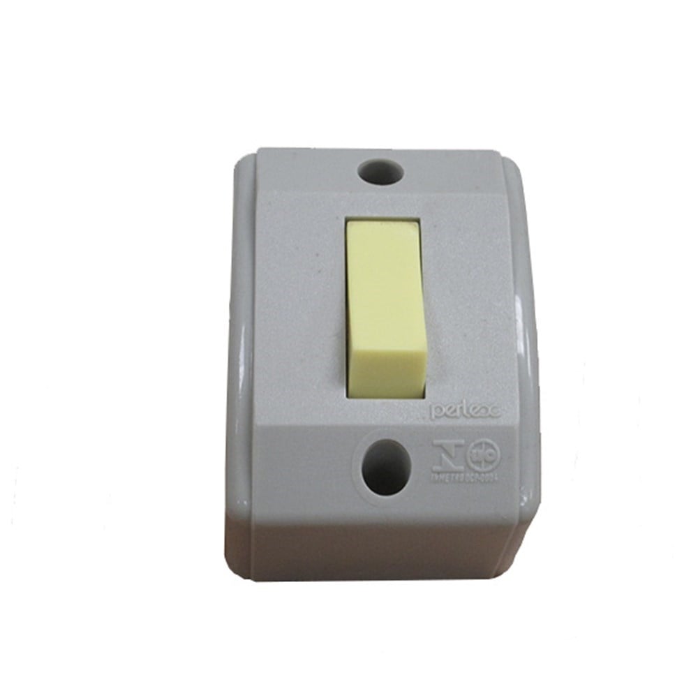 Interruptor Externo Perlex Reto 1 Simples 180
