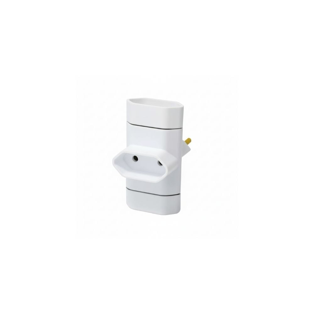 Pino 3 Saídas 2 Polos Perlex "T" Branco 245BR