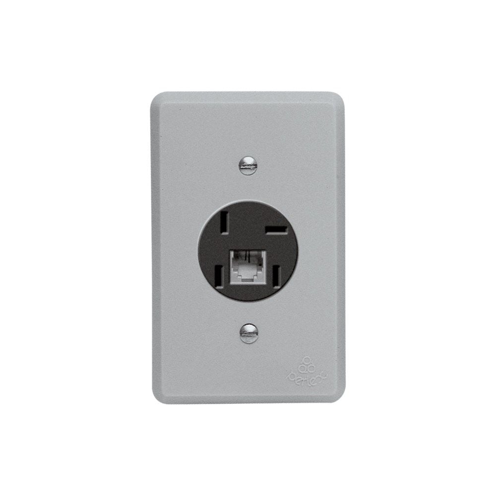 Conjunto Tomada Fone Perlex - Com Placa + RJ11 | 1363