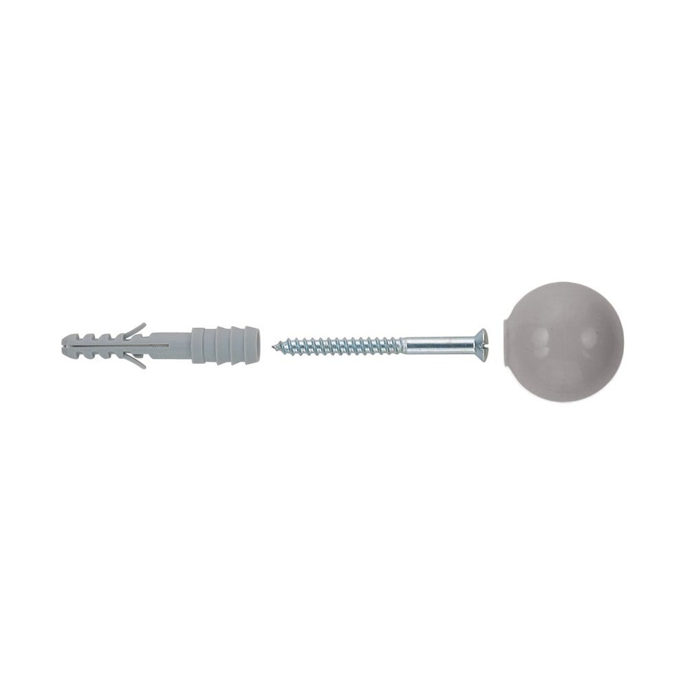 Batedor Porta Fischer Bola Cinza com 15 Peças 600371