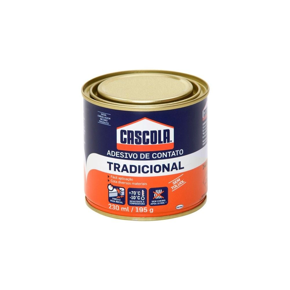 Cola Contato Cascola Tradicional sem Toluol 195g | 1406653