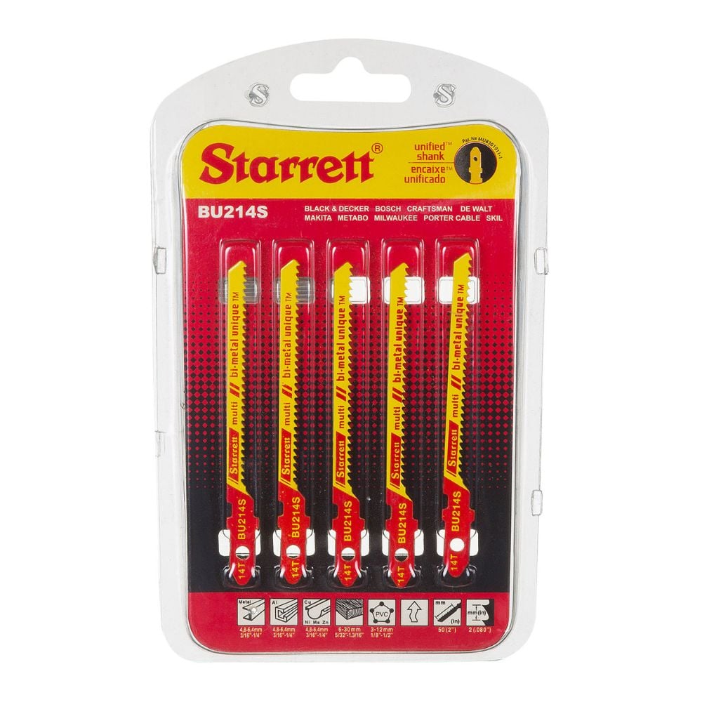 Serra Tico Starrett Multi 5pecas BU214S - imagem 1