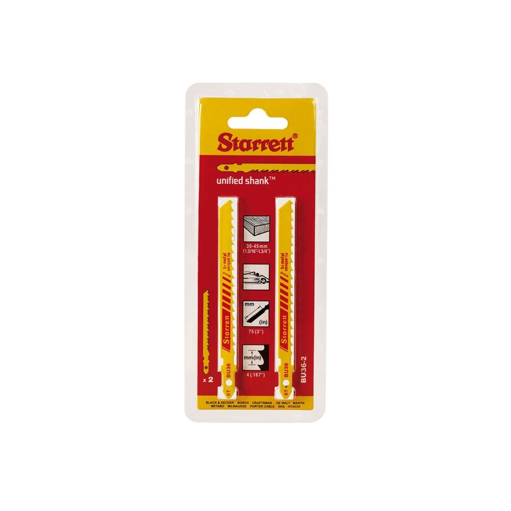 Serra Tico Starrett Madeira 2 Peças BU36-2