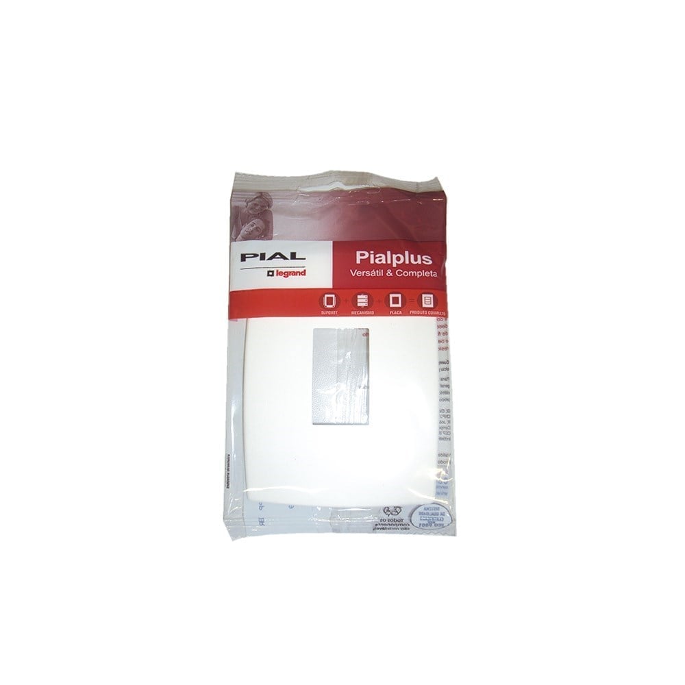 Placa Pial Plus 4x2 (1modulo Vertical) 618501