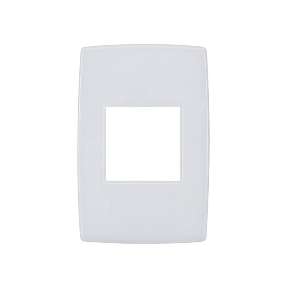 Placa Pial Glos - 4x2 (2 Módulos Horizontal) | 618522