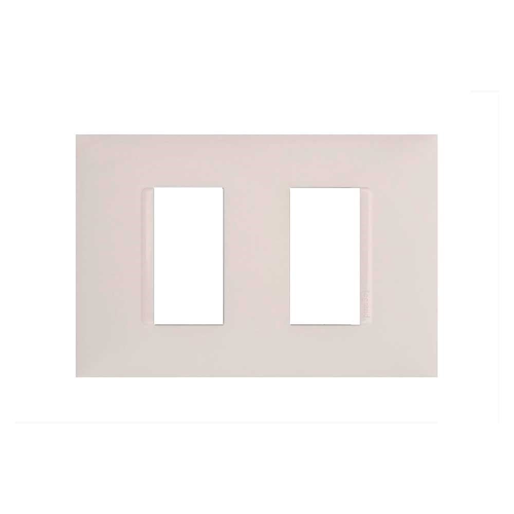 Placa Pial Plus+ Branca 4X2 (2 Modulo Distanciado) 618506BC