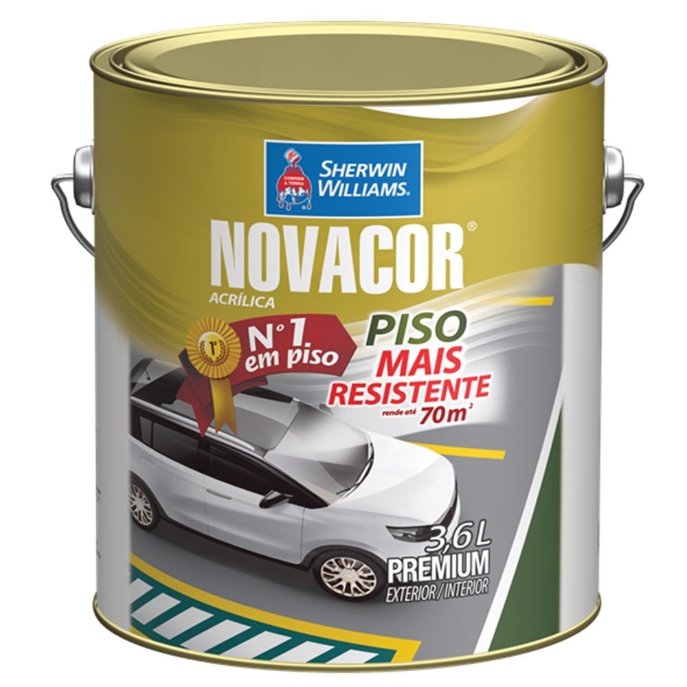 Tinta Novacor Piso 3.6L Amarela Galão 38080101