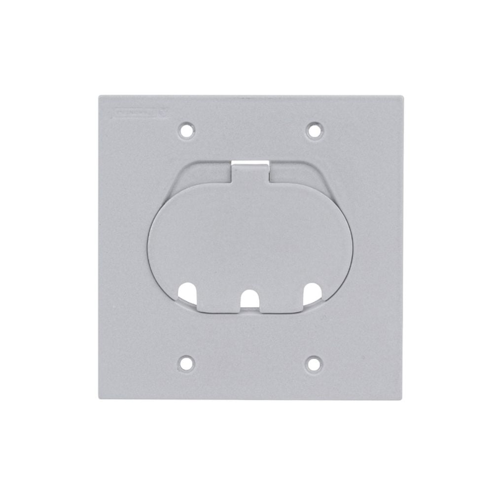 Placa Piso Alumínio Tramontina 4x4 Unha para 3 RJ45 | 56121089 - imagem 1
