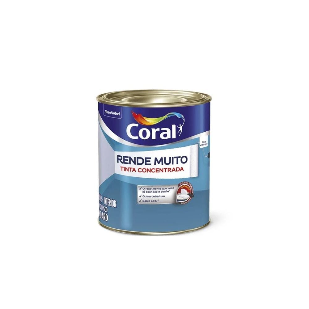 Tinta Concentrada Coral Rende Muito 800ml - Cor Biscoito de Castanha - imagem 1