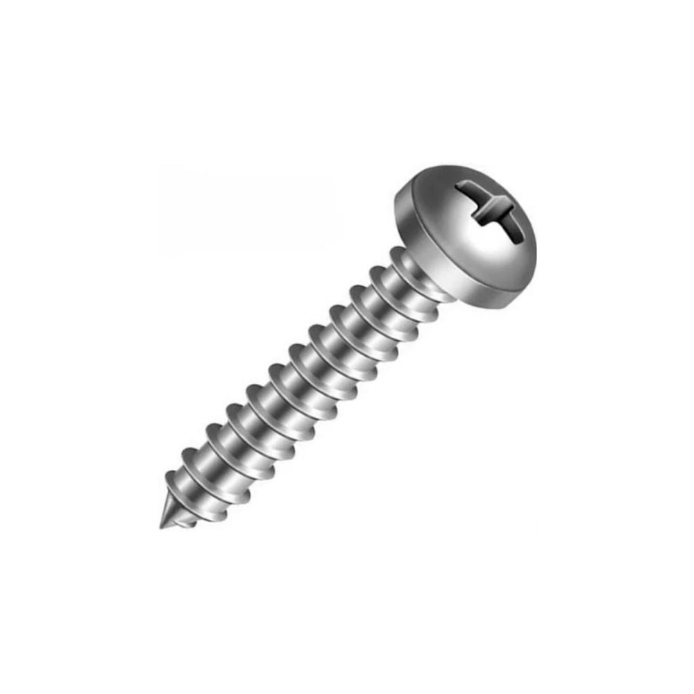 Parafuso Auto Atarrachante Inox Cabeça Panela Philips Jomarca 4.8 X 16 100 Peças | 3179526527 - imagem 1