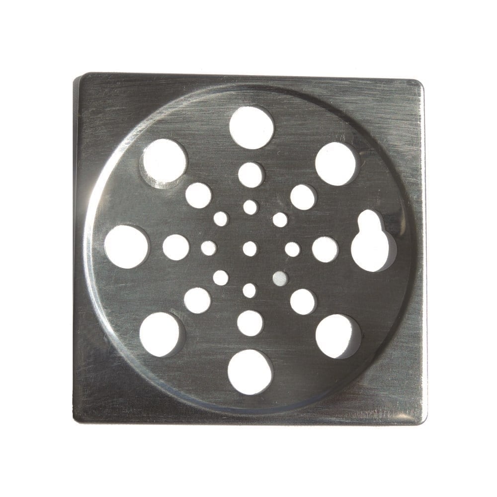 Grelha Inox Overtime Quadrada 10cm Fixa| 67.0003