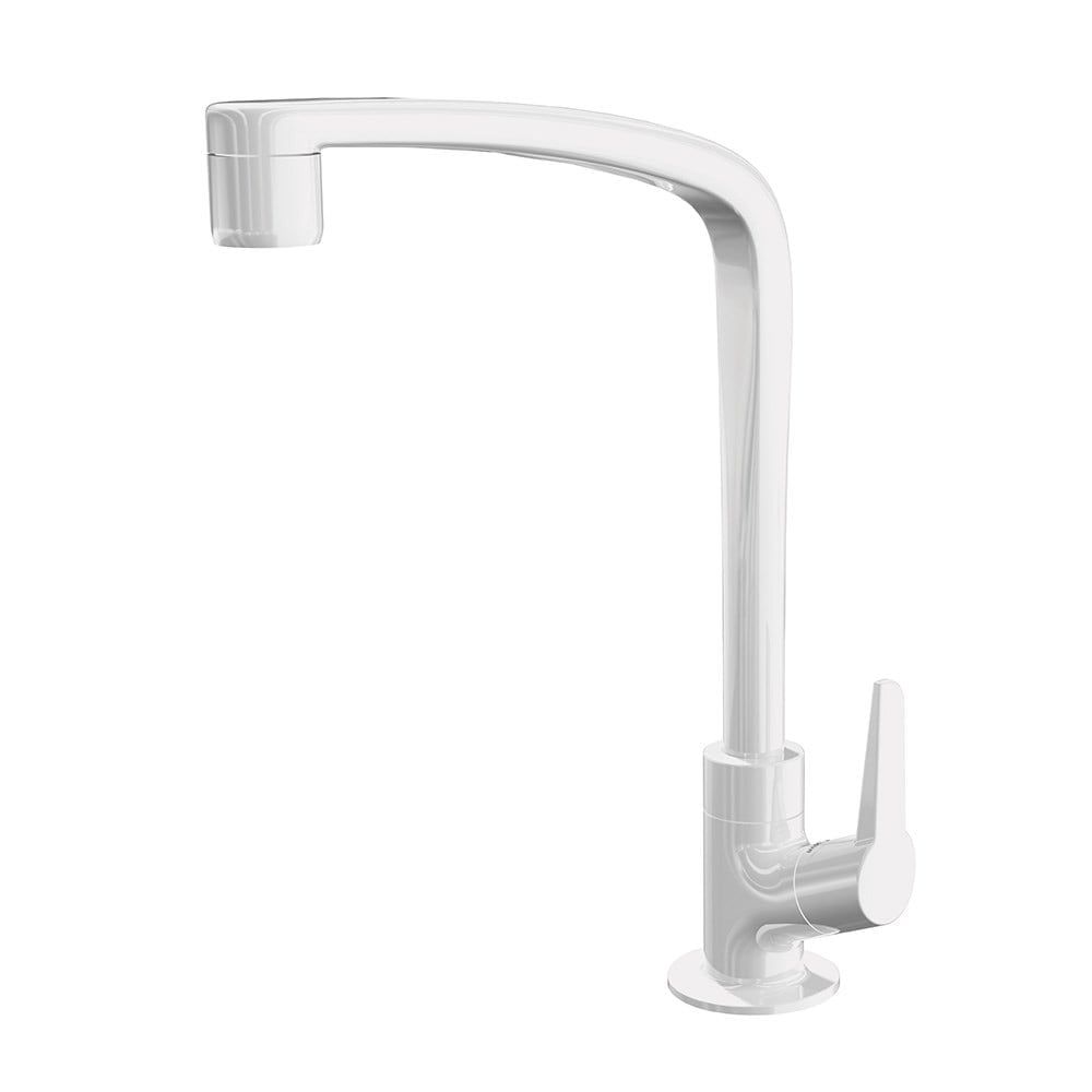Torneira ABS Bica Móvel Mesa Lorenzetti 1/4V 1167 F71 Branca 7111072