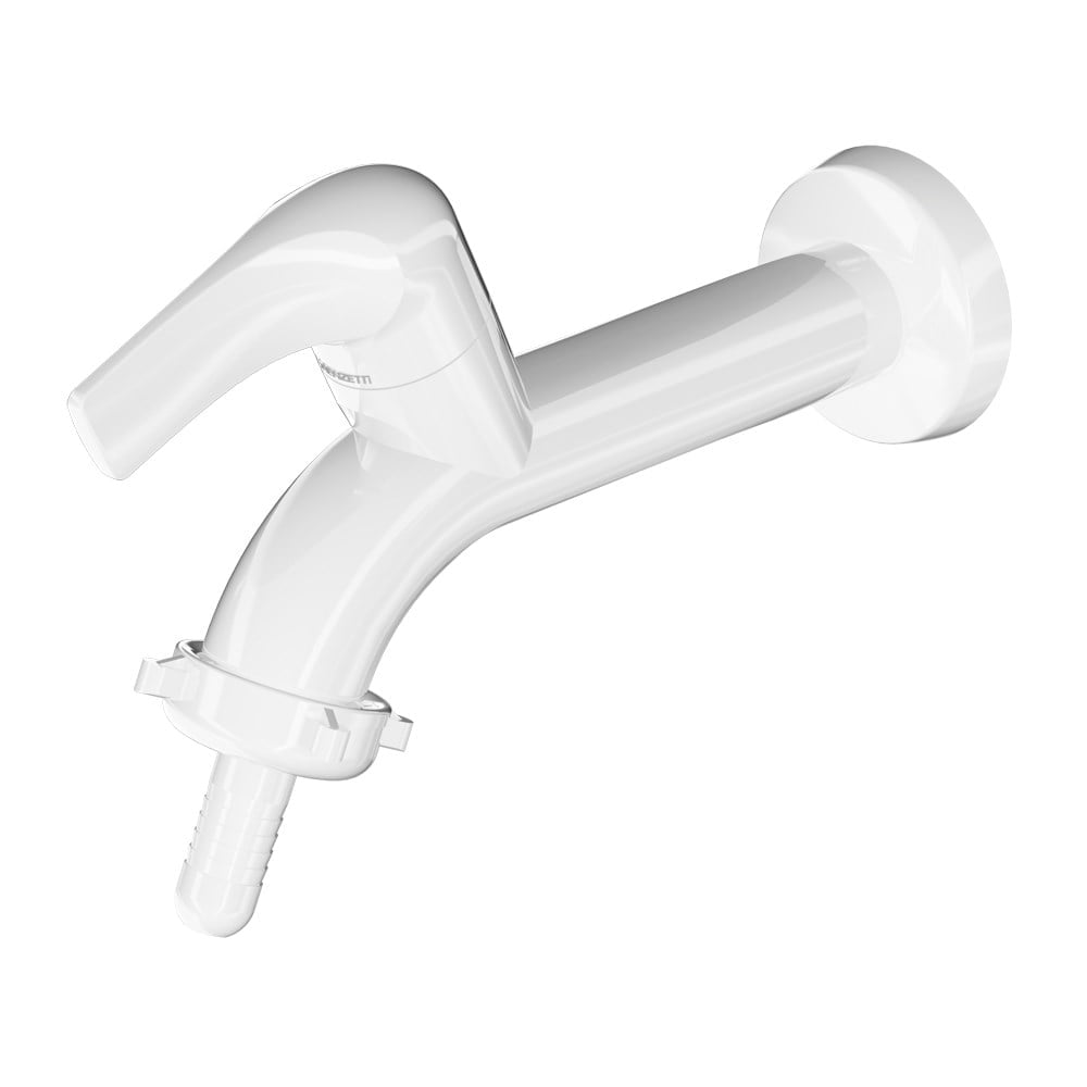 Torneira ABS Jardim Lorenzetti Longa 1/4V 1130 F61 Branca 7112008
