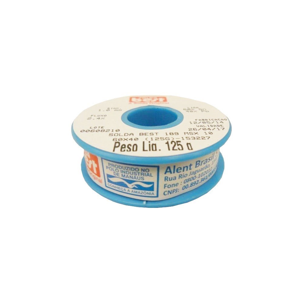 Solda Best Carretel 1.0MM Azul 125G 153227
