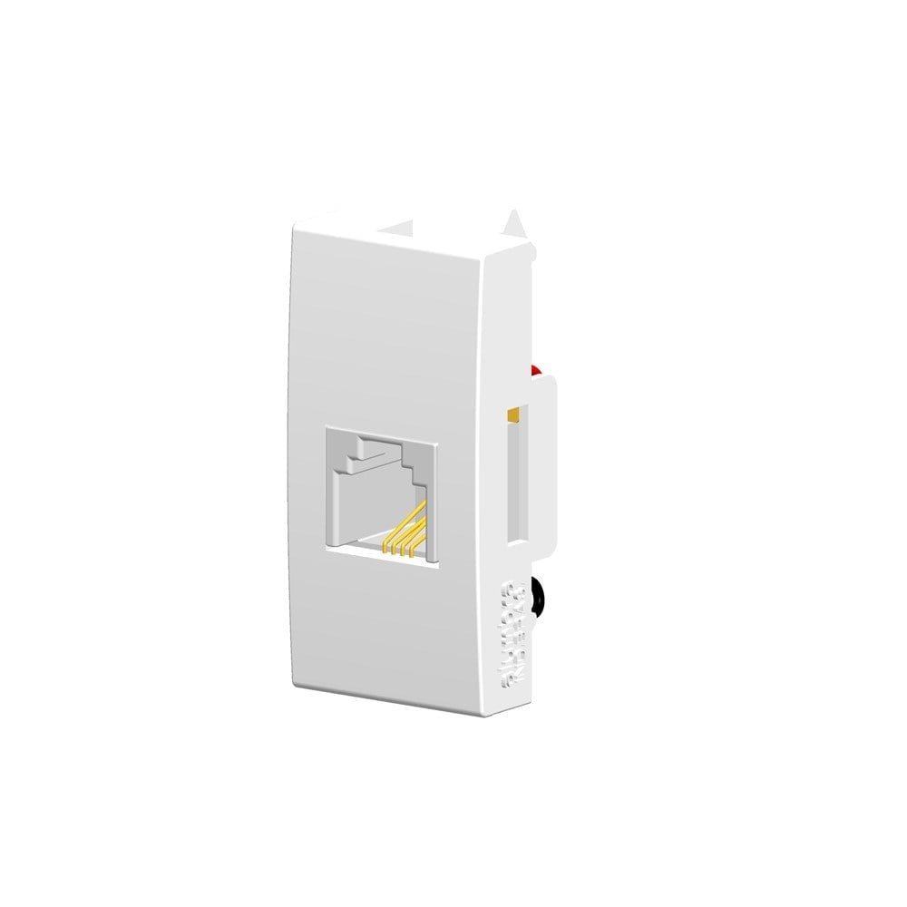 Módulo Alumbra Siena Branco (Tomada Rj11 4 Vias) 6165