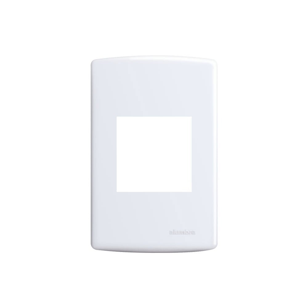 Placa Alumbra Siena 4x2 Branca (2 Modulos) 6402 - imagem 1