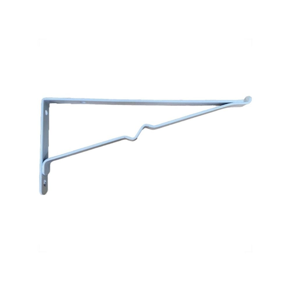 Suporte Branco Roloflex P/ Prateleira de Vidro | 3254