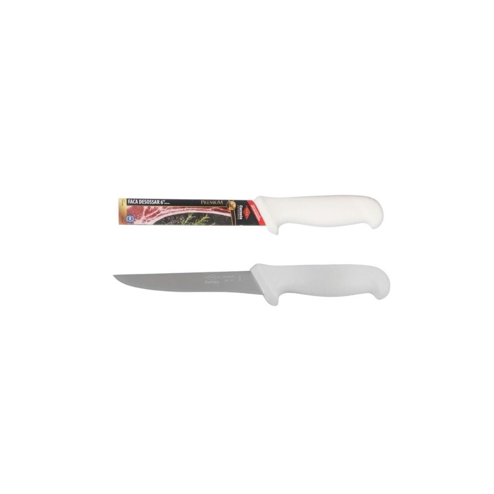 Faca Carne Inox Corneta 06" Cabo Branco Premium | 7555106 - imagem 1
