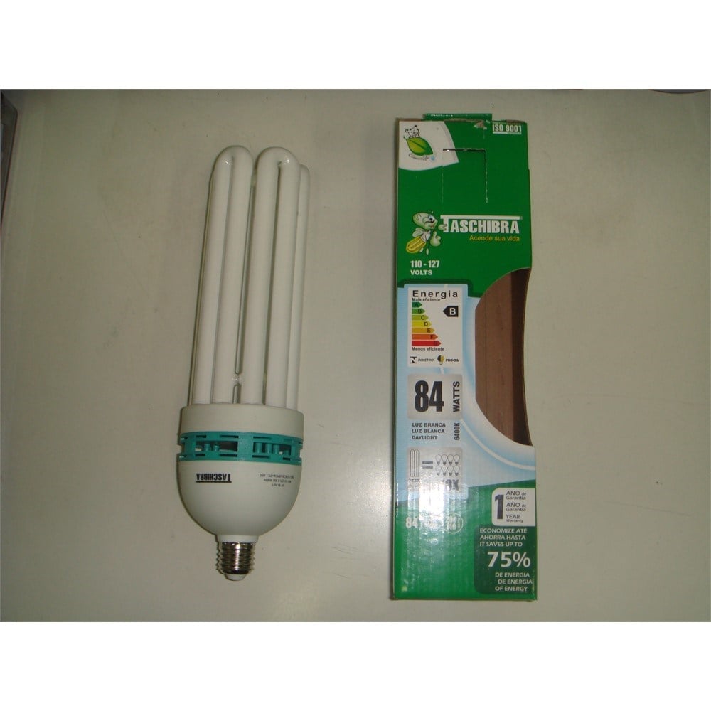 Lâmpada Compacta 84W 127V 5U Taschibra 6400K 11030104