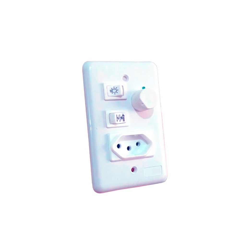 Controle Ventilador Asantos com Tomada Liga/Desliga 2065