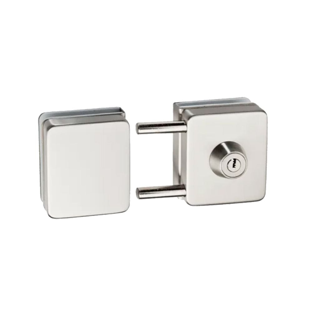 Fechadura Gold - Porta Vidro Encaixe LK170 Cromada | FV090037