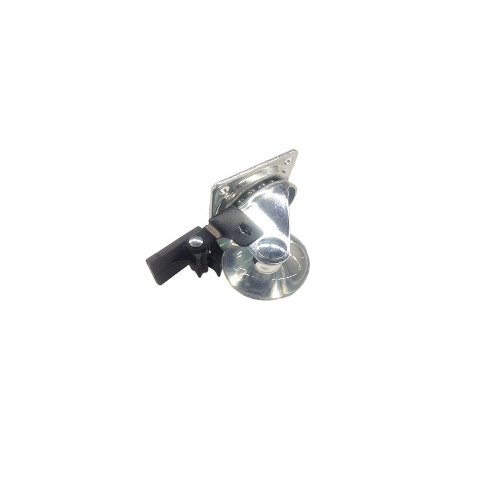 Rodízio Gold Silicone Base Giratório com Trava 35 SGC140010