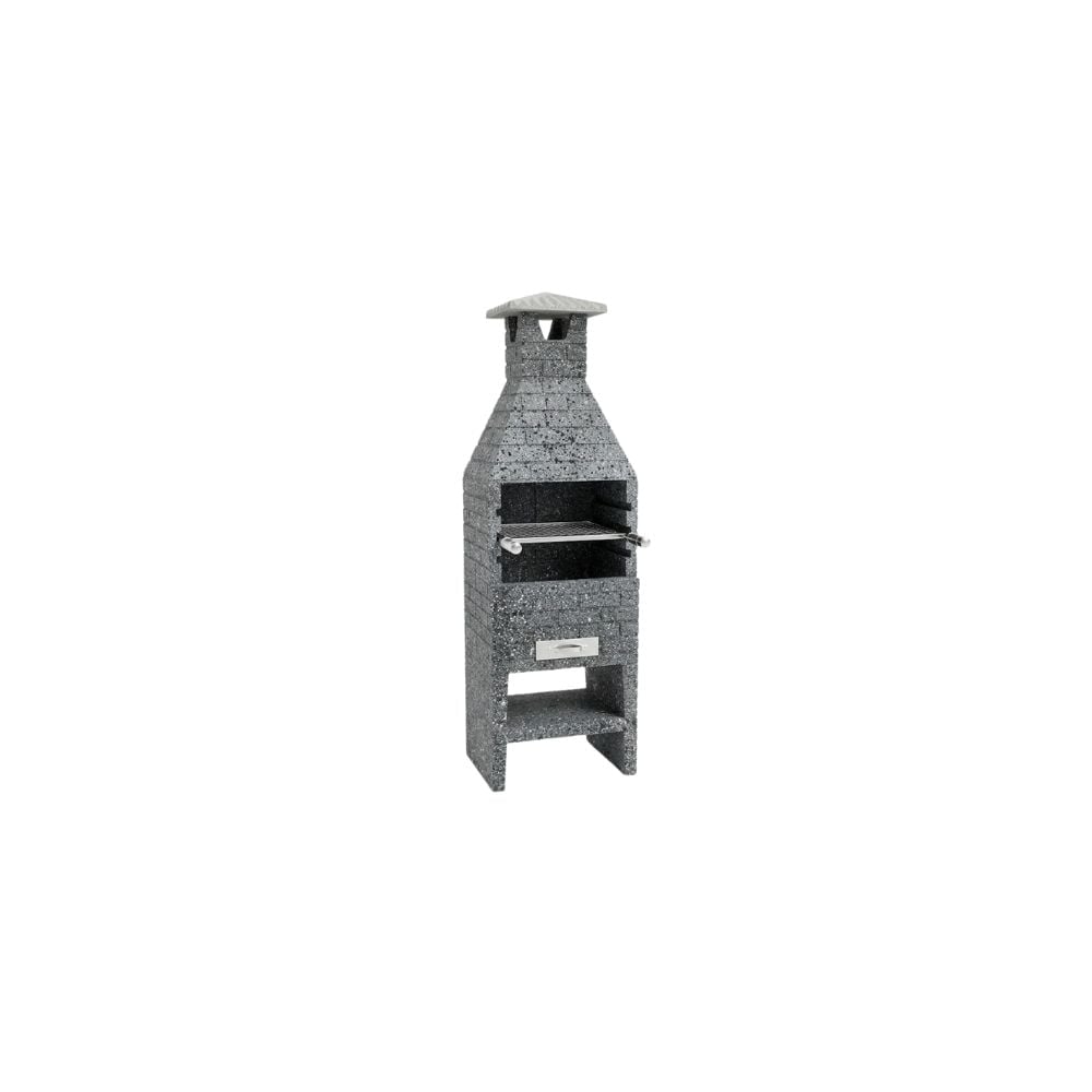 Churrasqueira Mini Pré-Moldada 45cm com Grelha – Cinza - imagem 1