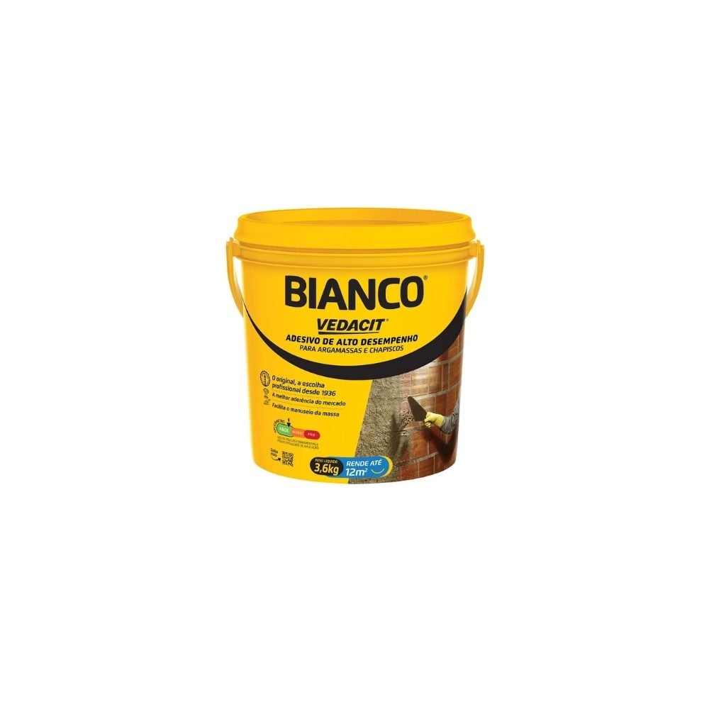 Aditivo para Chapisco Vedacit Bianco Branco 3,6Kg | 121801 - imagem 1