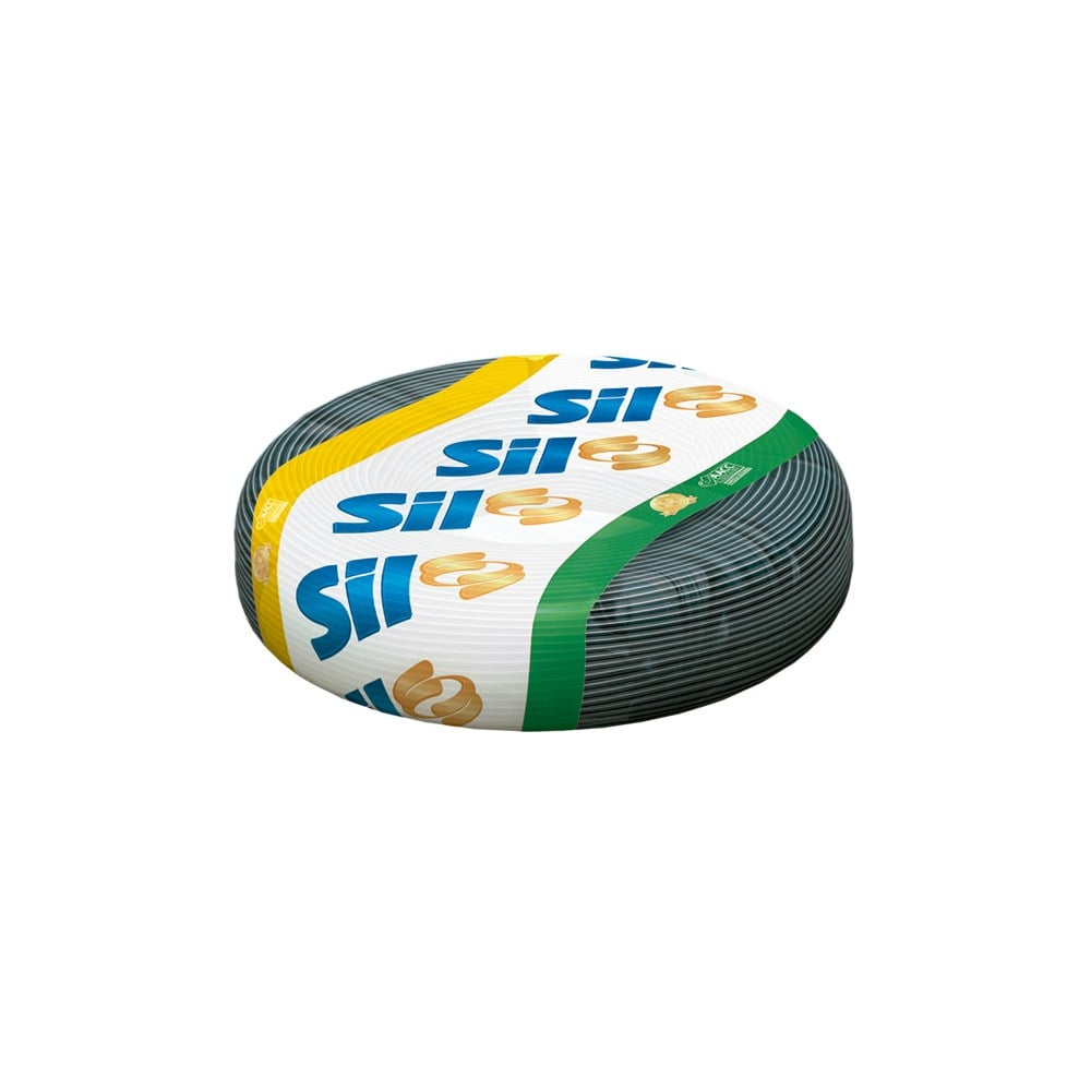 Fio Cabinho Flexível Sil 1.0 Preto 100M 3016002