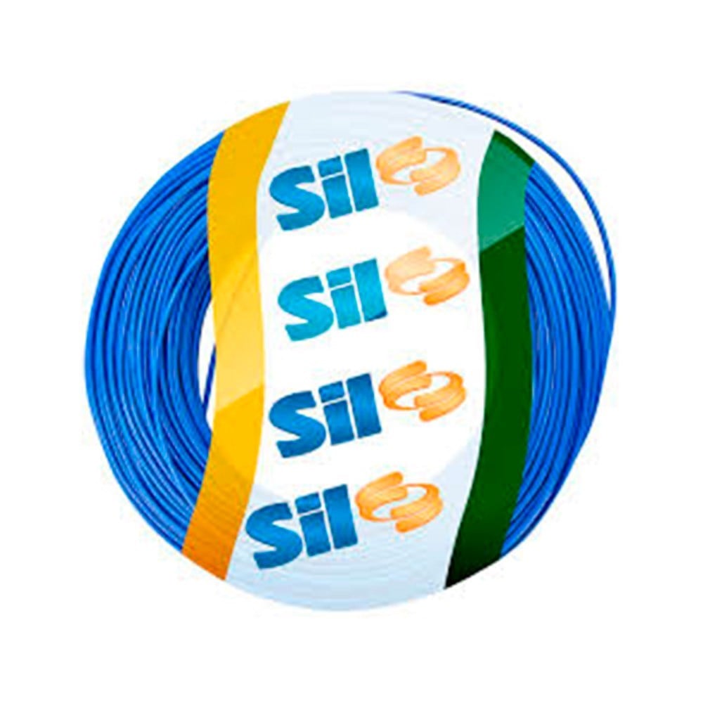 Fio Cabinho Flexível Sil 10.0 Azul 100m 3021004