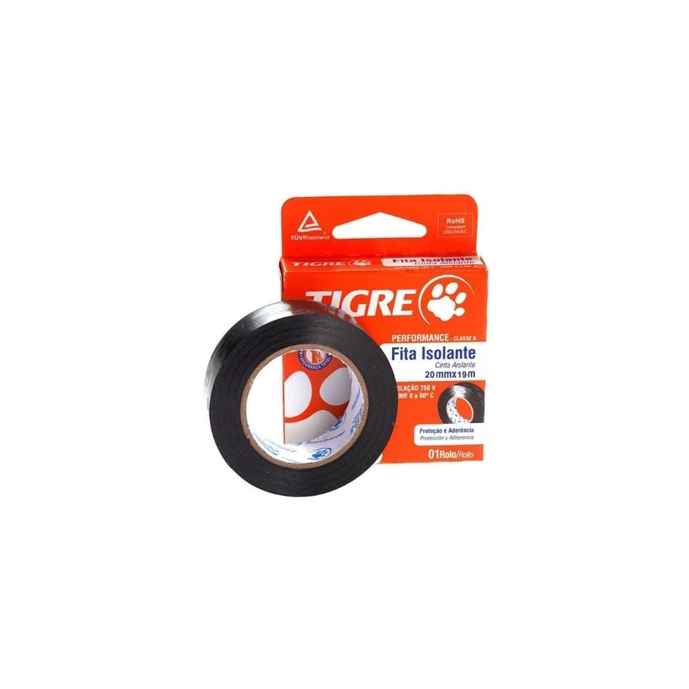 Fita Isolante Tigre 10m X 19mm 54502451