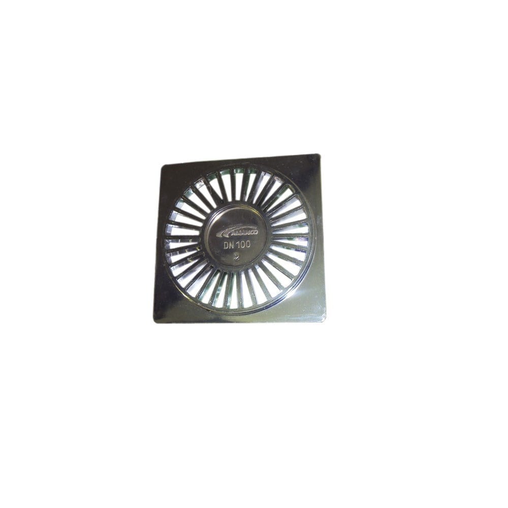 Grelha Plástica Amanco Quadrada Cromada 10x10 90604