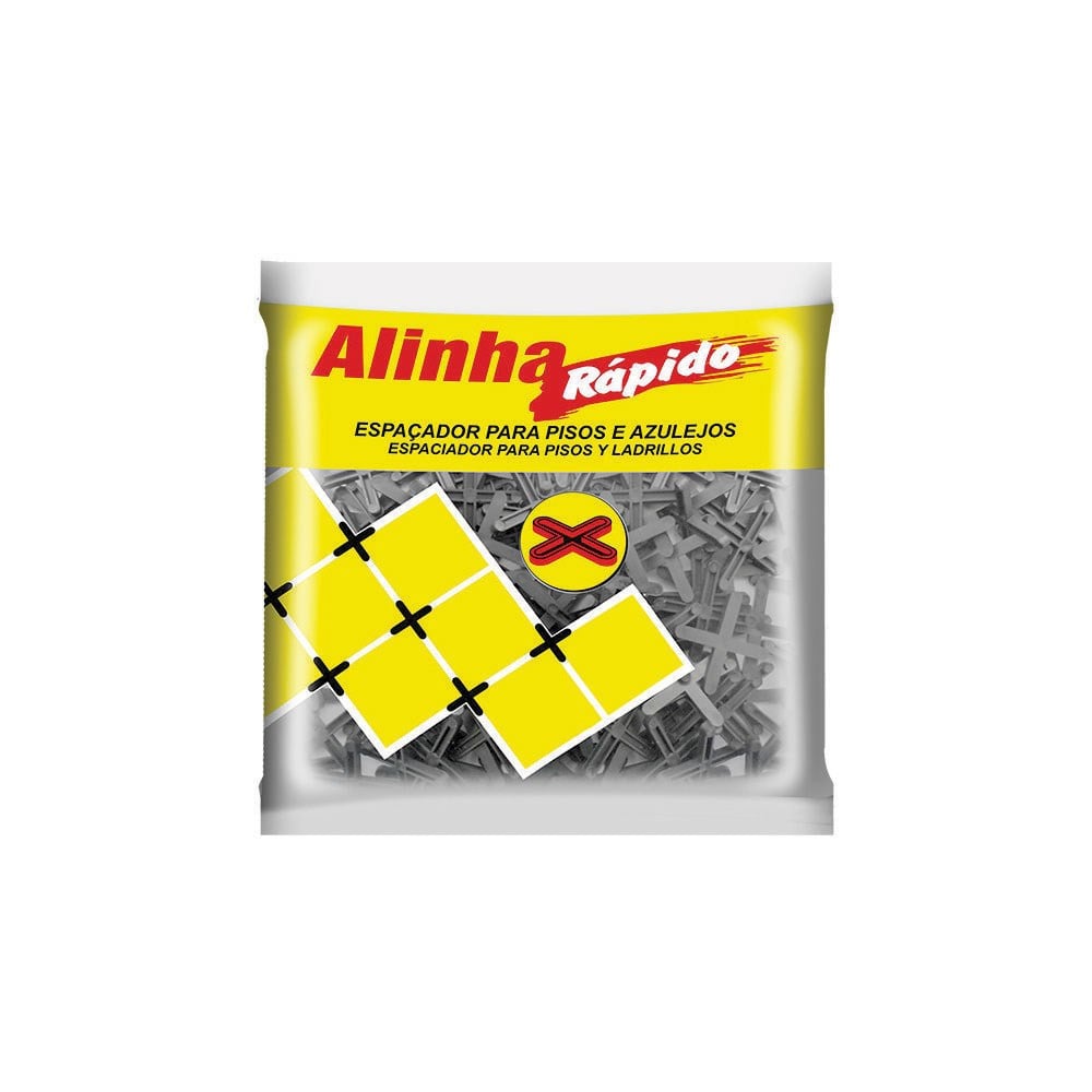 Espaçador Juntalider Alinha Rápida 4mm 100 Peças 9010000144