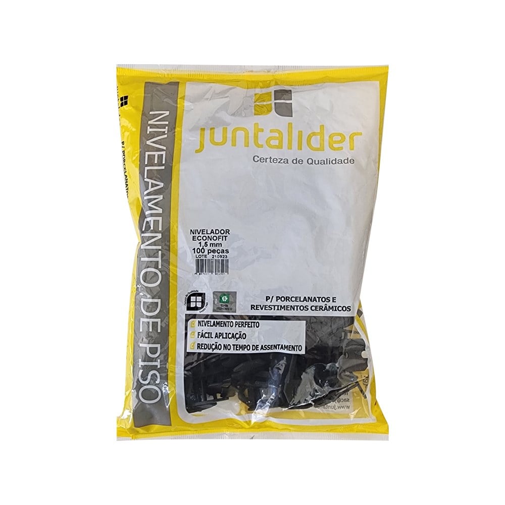Espaçador Nivelador Juntalider 1.0MM com 100 Peças 9010000402