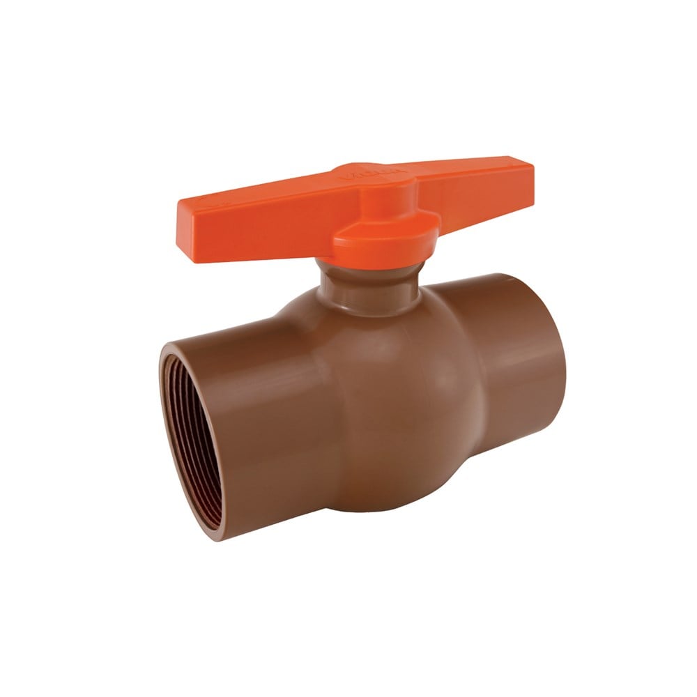 Registro Esfera PVC Viqua 3/4" Rosca Rosca 1030202