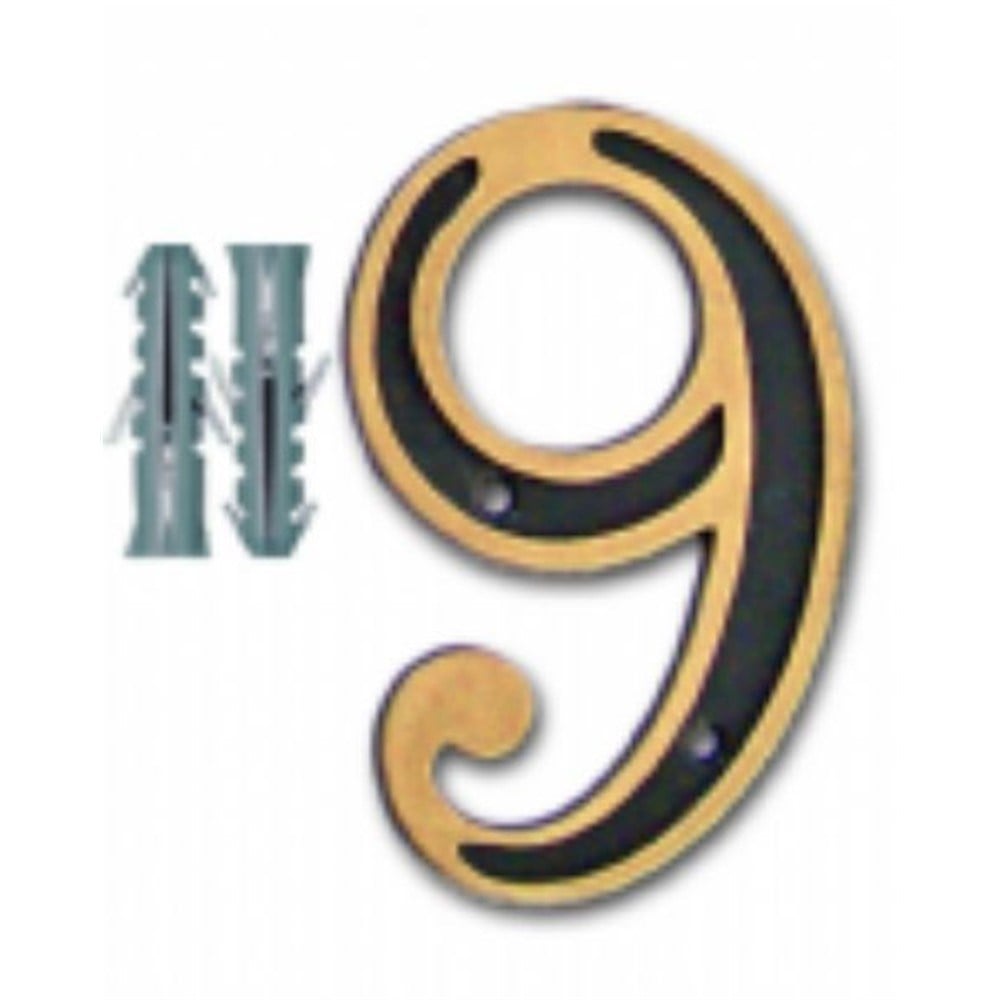 Número Colonial 9 PVC Emave | 255