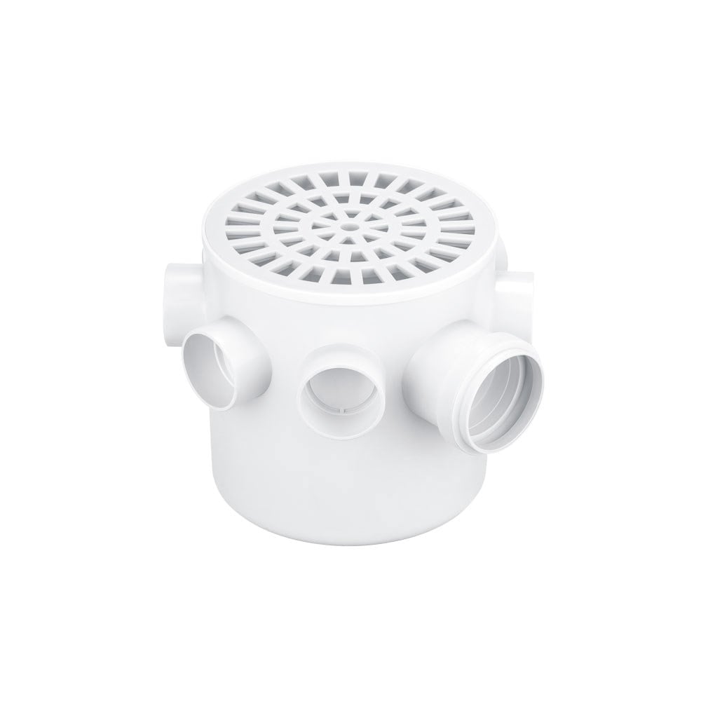Caixa Sifonada Herc Branca Redonda 15x15x50 254