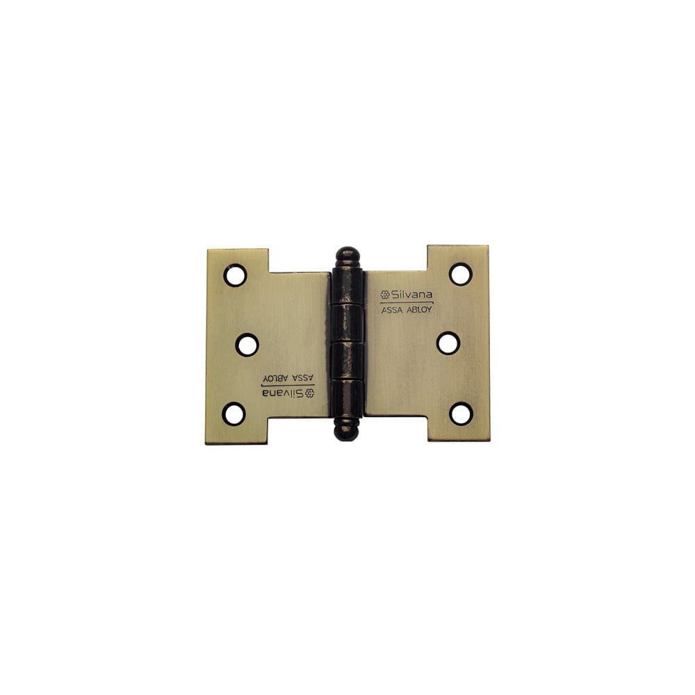 Dobradiça Silvana Palmela 3.1/2" 840 Ferro Zincado Oxidado com 2 Peças 96387