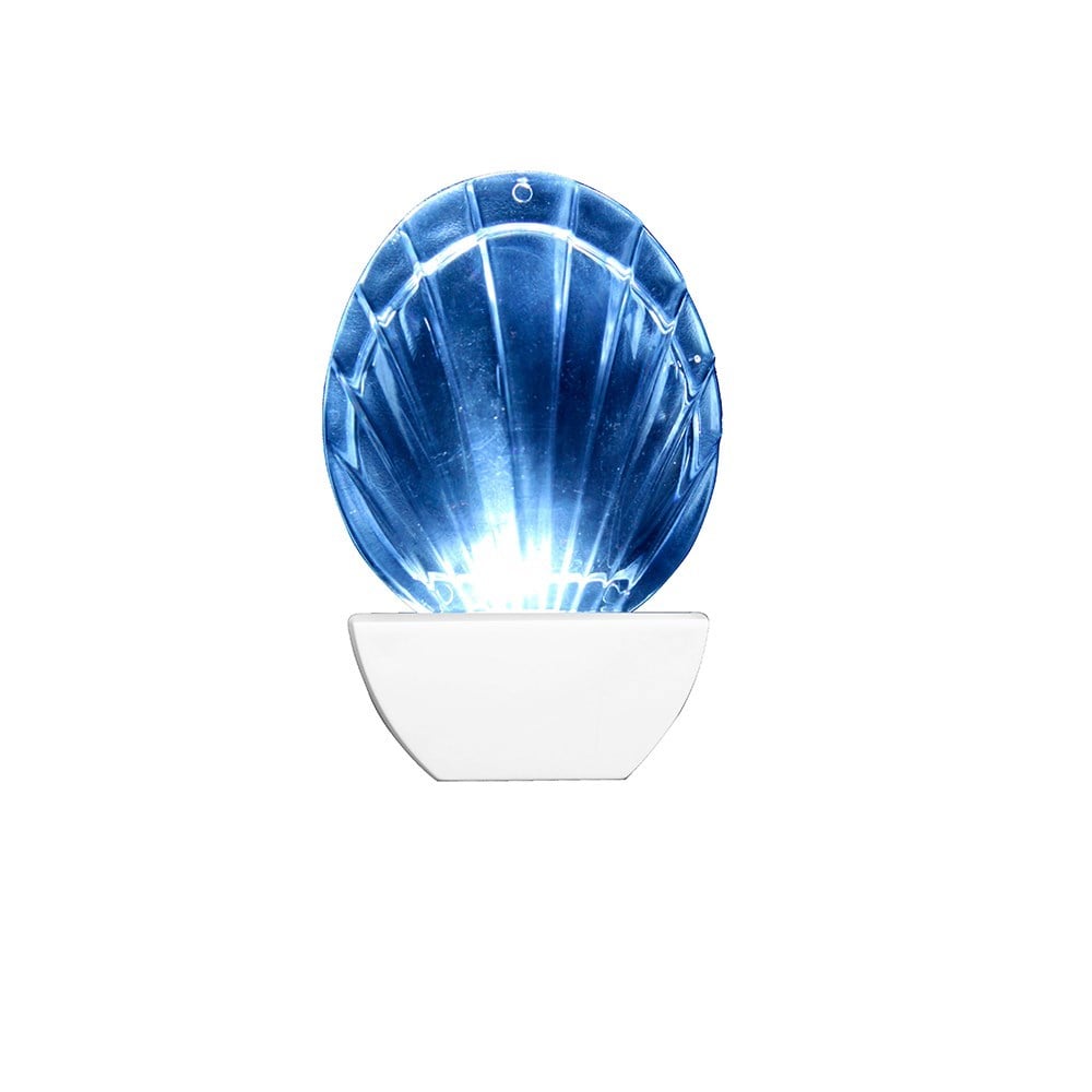 Abajur Noturno Brasfort LED Concha 127V Branco | 8656