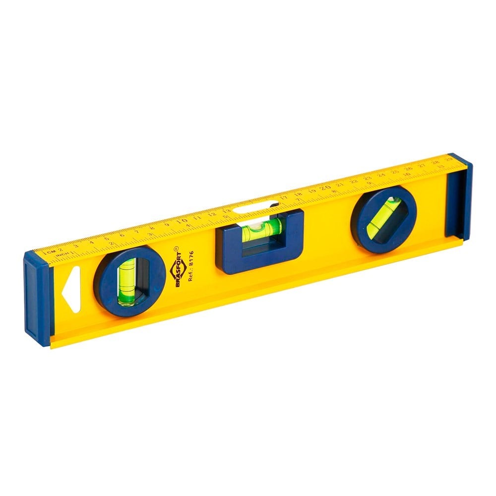 Nível Base Magnética Brasfort Alumínio 30CM/12" 8176