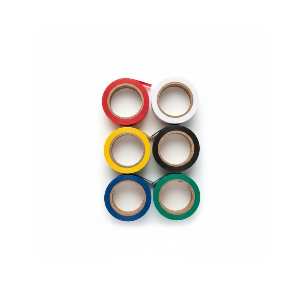 Fita Isolante Brasfort 5m com 6 Cores 8387