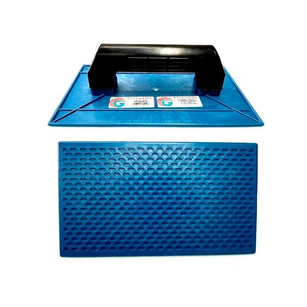 Desempenadeira PVC Giraldi 22x34 Corrugada Azul 10010001