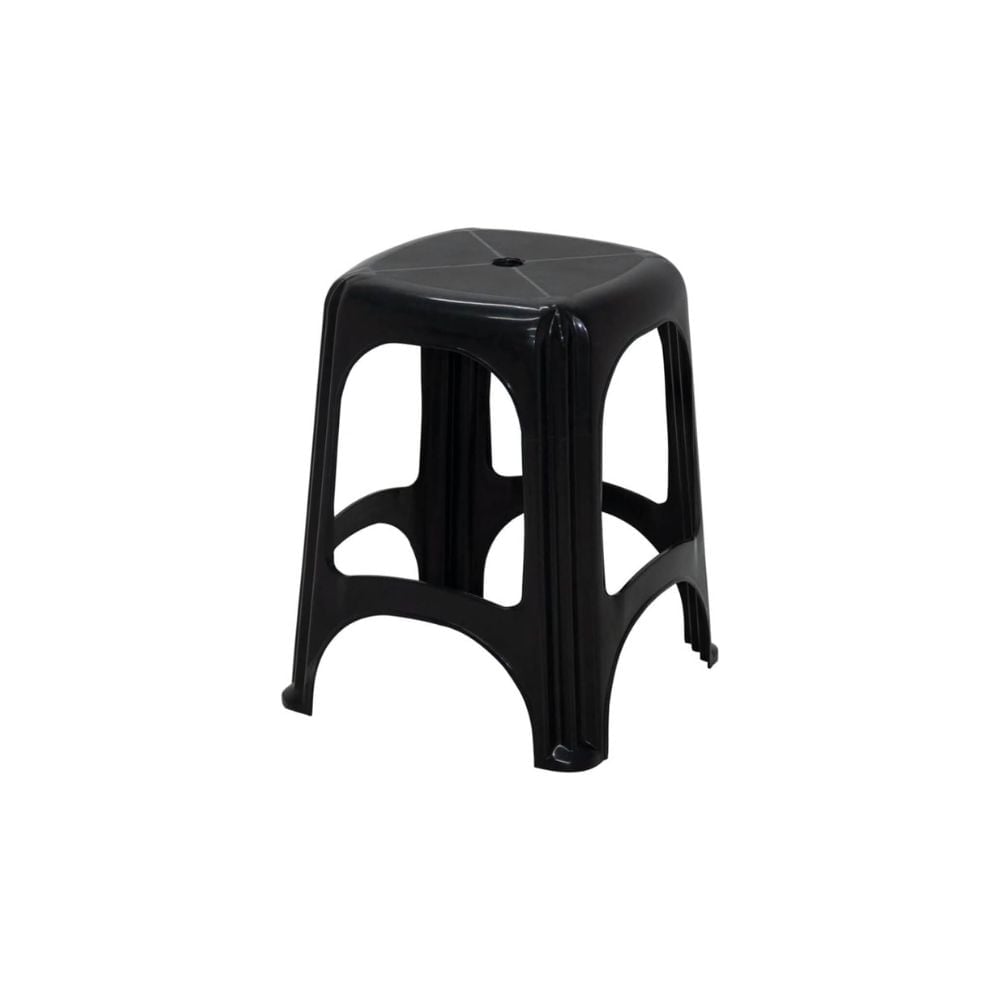Banqueta Plástica Tramontina Niteroi Preta - 100KG | 92411009
