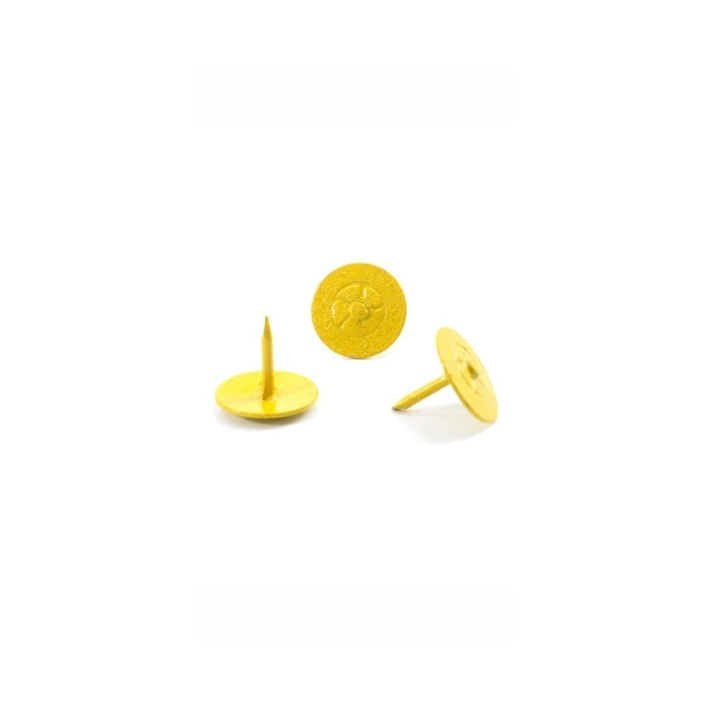 Percevejo Thomsen Amarelo Cartela com 50 Peças PC-022 - imagem 1