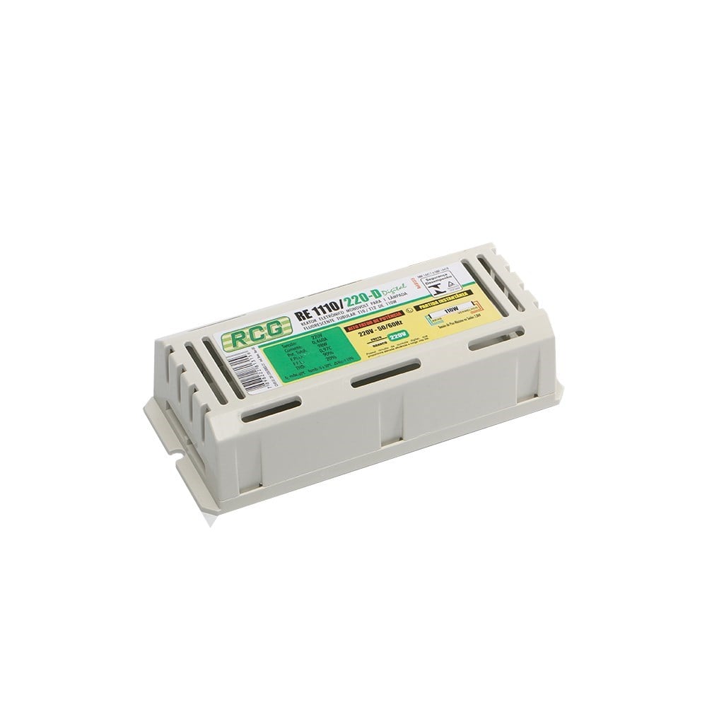 Reator Eletrônico Ho RCG 1x110Wx 220V Alto Fator 89207