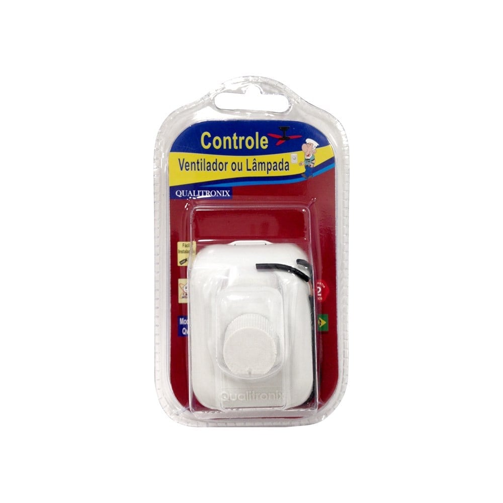 Controle Ventilador / Luminosidade Sobrepor Qualitronix